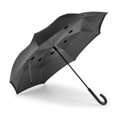 ANGELA, 190T pongee reversible folding umbrella, 99146