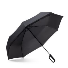 CAMILLE, Großer Regenschirm (27") aus 190T Pongee, Schwarz, 99175-103