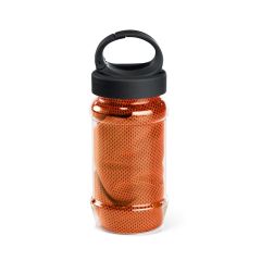 ARTX PLUS, set con bottiglia in PP e PET e asciugamano sportivo in poliammide e poliestere, 99967