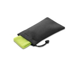 BERNAL, Recycled polyester (100% rPET) fitness cooling towel with non-woven pouch, 99969