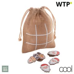 Juxo, Christmas tic-tac-toe, Santa Claus & reindeer, AP716493