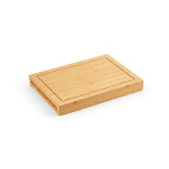 Brancusi deska iz bambusa s kuhinjskimi noži, naravna, ABD001-160