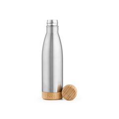 Rio Grande boca rSS i bambus 530ml. Dvostruke stijenke i nepropusna, srebro, ABT016-107