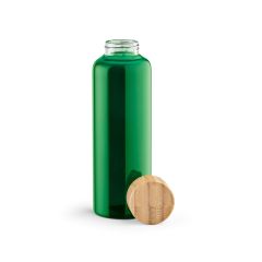 Borraccia Indus in vetro borosilicato e coperchio in bambù 510 ml. A tenuta stagna, ABT024