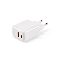 Franklin Wall Charger rABS 20W. USB-C and USB-A Fast charging, ACB002