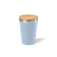 Don Travel Cup rSS e coperchio in bambù 400ml. Doppia parete, ACP007