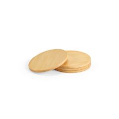 Sottobicchieri Christo Bamboo. Set da 4, naturale, ACT002-160