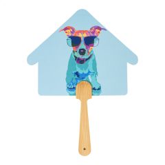 Digibreeze Boo, individueller Handfächer, Weiß, AP715036-A