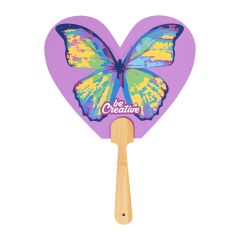 Digibreeze Boo, prilagođeni ručni lepez, bijela, AP715036-F
