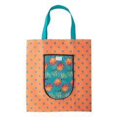 SuboShop Fold B, custom non-woven shopping bag, white / black, AP716405-10