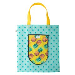 SuboShop Fold B RPET, custom shopping bag, black / white, AP716427-10