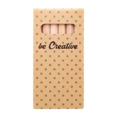 Penxil 6 Eco, prilagođeni set od 6 olovaka, prirodni, AP716444