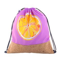 CreaDraw Cork, custom drawstring bag, white / natural, AP716468-10