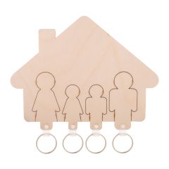 Homey Plus, wall key holder, natural, AP716481