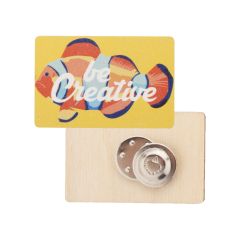 WooBadge, po meri izdelana magnetska značkica, naravna, AP716583-D