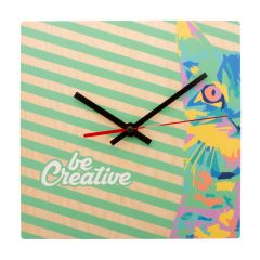 BeTime Wood B, custom wall clock, natural, AP716612