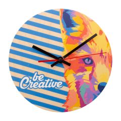 BeTime Wood D, custom wall clock, natural, AP716613