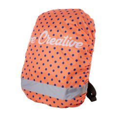 CreaBack Reflect, copertura riflettente personalizzata per zaino, bianco, AP716637