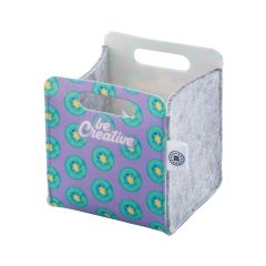 CreaFelt miza S, prilagojen organizator za mizo, belo / sive, AP716693