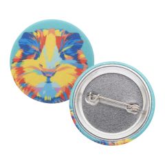 PinBadge RPET Mini, značkica na zatič, bela / srebrna, AP716724
