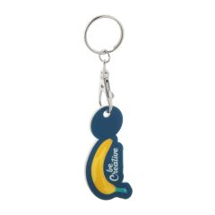 ColoShop Creative, portachiavi moneta con carrello, bianco, AP716752