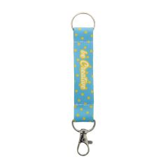 SuboRing, portachiavi personalizzato in RPET, bianco, AP716755