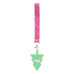 SuboFob Mobile Xmas, custom RPET mobile wrist strap, white, AP716798
