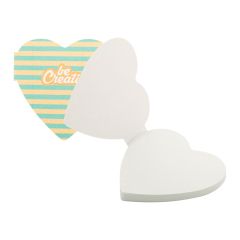 CreaStick Seed Heart, custom sticky notepad, white, AP716825