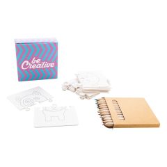 Colozzy, personalizirana pobarvanka sestavljanka, bela / naravna, AP716865