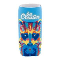PrintCan Slim, hladilnik za pločevinke iz RPET, bela, AP716870