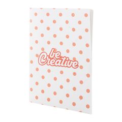 CreaNote A6 Seed, custom seed paper notebook, white, AP716880