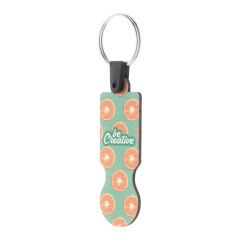 ColoCart Wood, portachiavi con moneta per carrello, naturale, AP716885