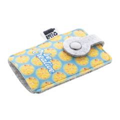 CreaFelt Keysave, custom keyring pouch, white / grey, AP716899