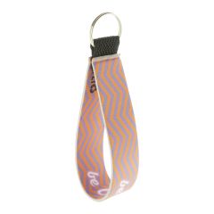 Strappy, portachiavi personalizzato in RPET, bianco, AP716901