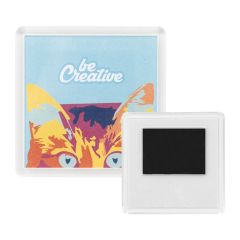 PrintMag Square, fridge magnet, white, AP716985