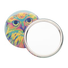 BeautyBadge, pocket mirror, silver, AP718221