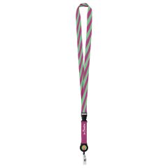 Subyard YoYo B, custom sublimation lanyard, white, AP718364