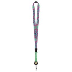 Subyard YoYo B Safe, custom sublimation lanyard, white, AP718365
