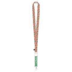 Subyard Drink Safe Eco, custom sublimation lanyard, white, AP718525