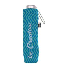 Flumber RPET, custodia pieghevole personalizzata per ombrello, bianco, AP718697