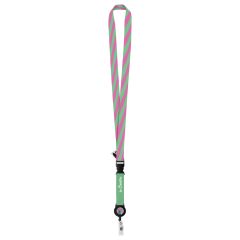 Subyard YoYo B RPET, custom sublimation lanyard, white, AP718975