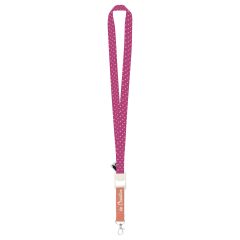 Subyard Drink RPET, custom sublimation lanyard, white, AP718977