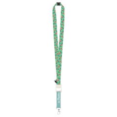 Subyard Drink Safe RPET, custom sublimation lanyard, white, AP718978