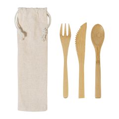 Bomino, cutlery set, natural, AP721531