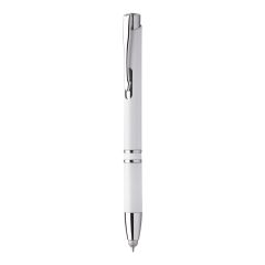 Clonnel, penna a sfera touch antibatterica, bianco, AP721809-01