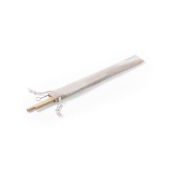 Piltu, bamboo straw set, natural, AP721976