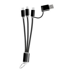 Rashort, keyring USB charger cable, black, AP722111-10