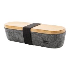 Decora, portapenne RPET, grigio / naturale, AP722607