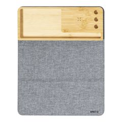 Atrova, wireless charger mousepad, dark grey, AP733370-80