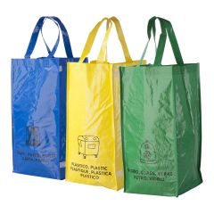 Sortex, sacchetti per riciclaggio rifiuti, multicolore, AP741237